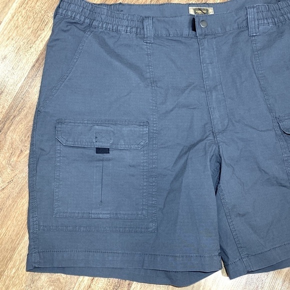 ✅ Foundry Mens 52W/ 4XL Charcoal Gray Cargo Shorts Comfort Stretch - Picture 2 of 6